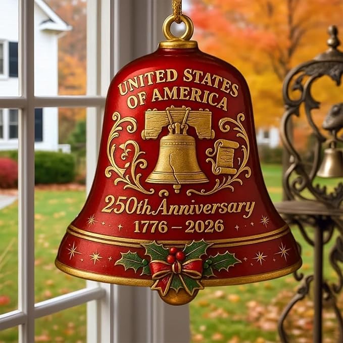 🌟Proudly made in Texas, USA🔔United States 250th Anniversary Bell