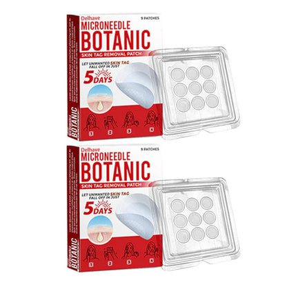DELHAVE® MicroNeedle Botanic Skin Tag Removal Patch 🇺🇸 Made in the USA