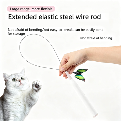 🔥Buy 2 10% OFF&Free Shipping🐾 Electric Butterfly Cat Teaser