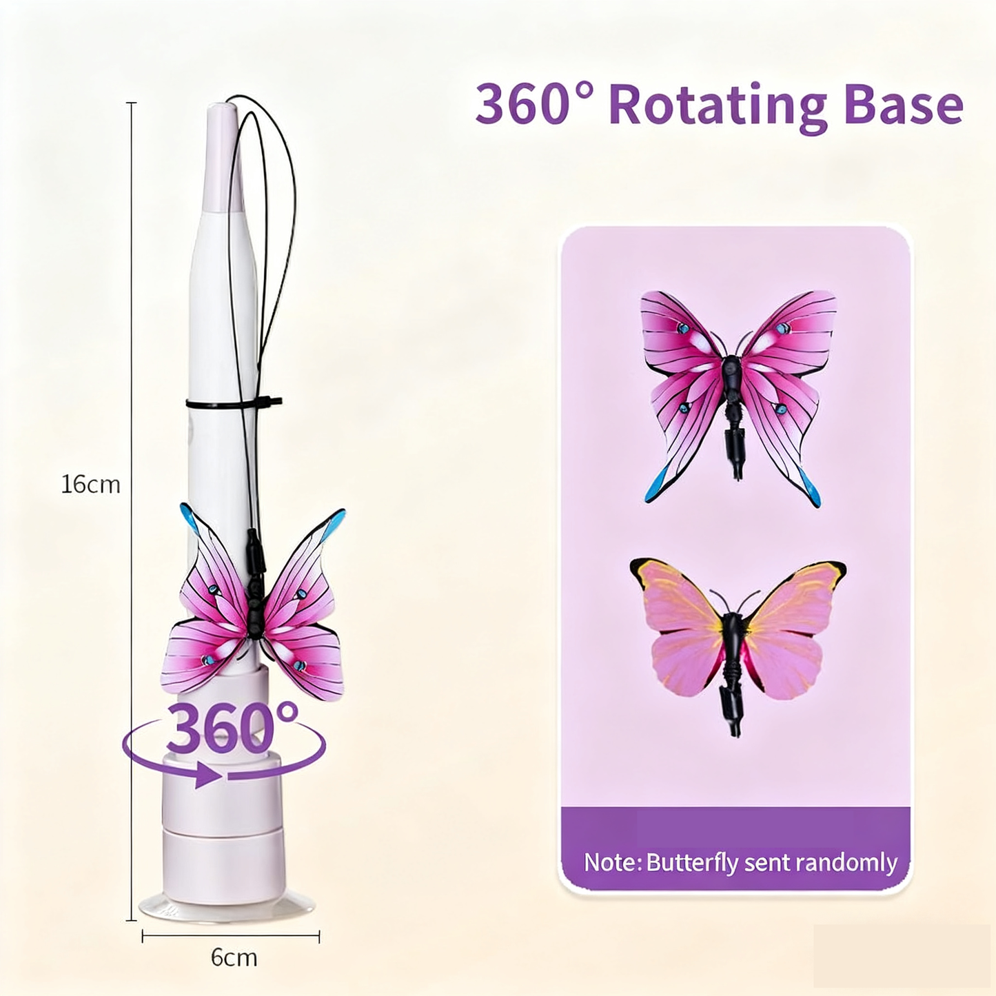 🔥Buy 2 10% OFF&Free Shipping🐾 Electric Butterfly Cat Teaser