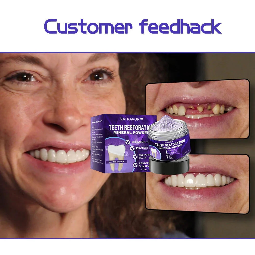 🎁 Flash Sale:NATRAVOR™ Teeth Restoration Powder