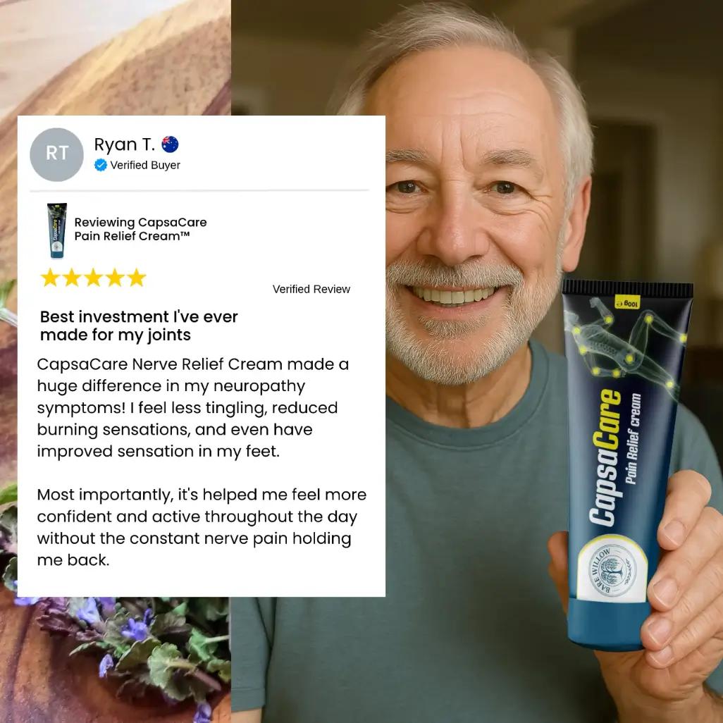 CapsaCare Neuropathy Relief Cream™ - Relieve Numbness, Tingling & Pain