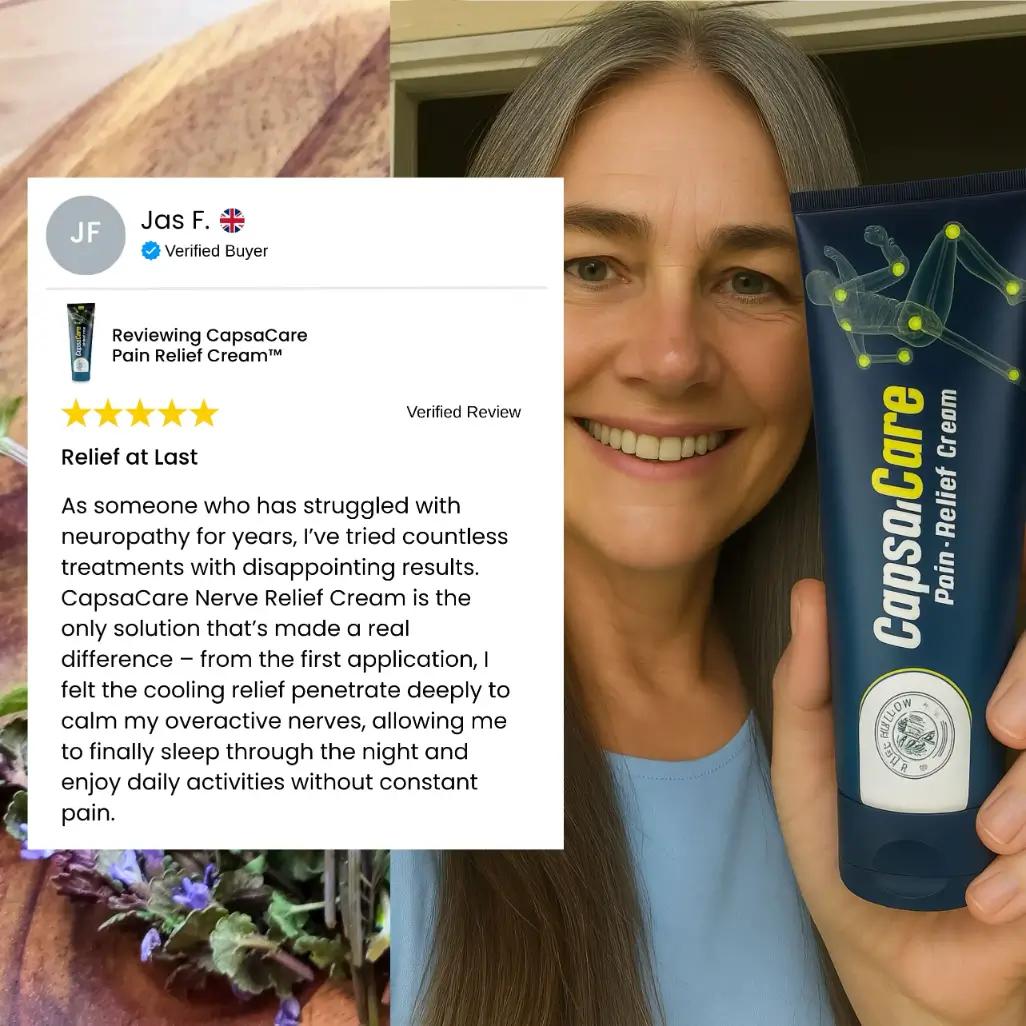 CapsaCare Neuropathy Relief Cream™ - Relieve Numbness, Tingling & Pain