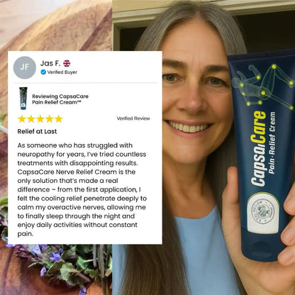 CapsaCare Neuropathy Relief Cream™ - Relieve Numbness, Tingling & Pain