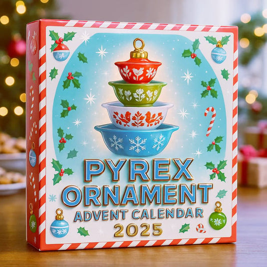 🔥Buy 2+ Get Free Shipping🎄2025 Pyrex Ornament Advent Calendar