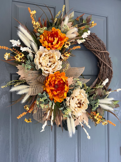 💐Autumn Glow Wreath