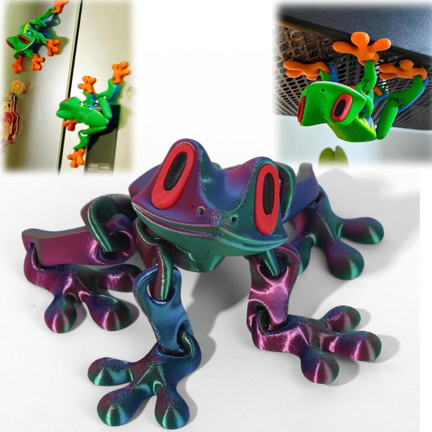 🔥Limited Time 49% Off✨3D Printed Magnet Frog Toy