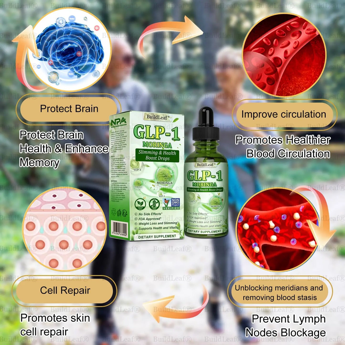 Trizepatide GLP-1 Moringa Slimming & Health Boost Drops