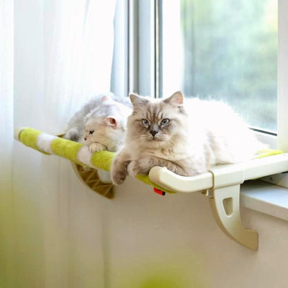 🐾CuddleNest Bedside Cat Hammock