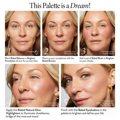 🎁Baked Starter Kit - Tuscan Dreams includes Baked Multicolor Eyeshadow Palette