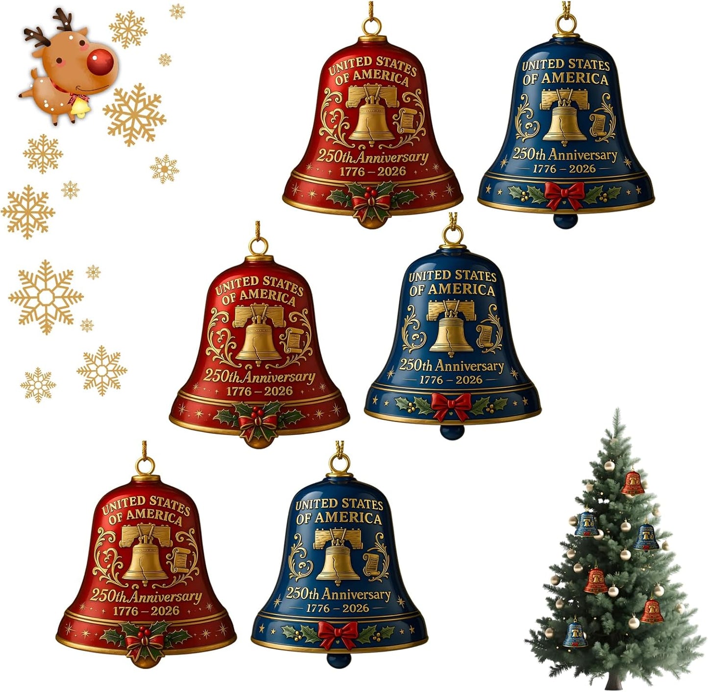 🌟Proudly made in Texas, USA🔔United States 250th Anniversary Bell