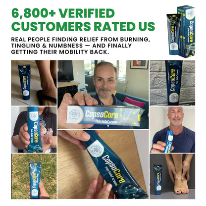 CapsaCare Neuropathy Relief Cream™ - Relieve Numbness, Tingling & Pain